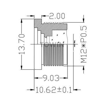 1/2.7" Low Distortion Lens