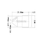 12mm F1.6 M12 Telephoto Lens | Low-Light Pinhole CCTV Lens