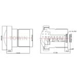 1/2.5″ 1.3mm M12 Fisheye Lens