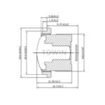 1/2.7″ 1.5mm M12 Fisheye Lens