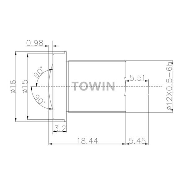 1.3mm M12 Fisheye Lens