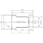 1/3″ 1.65mm M12 Fisheye Lens