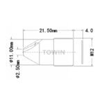 16mm F1.8 M12 Pinhole Lens | 1/2″ CCTV Lens