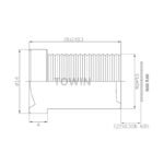 25mm M12 Telephoto Lens | 2MP IR Corrected Low Distortion CCTV Lens