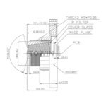 2.7mm M9 Miniature Lens