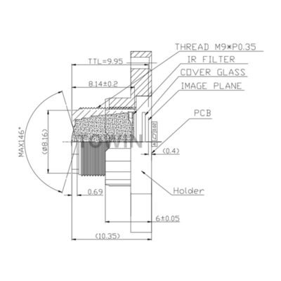 2.7mm M9 Miniature Lens