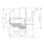 4.2mm M9 Miniature Lens | 80° 1/3″ Micro Pinhole CCTV Lens