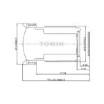 1/2.5" Ultra Low Distortion Lens