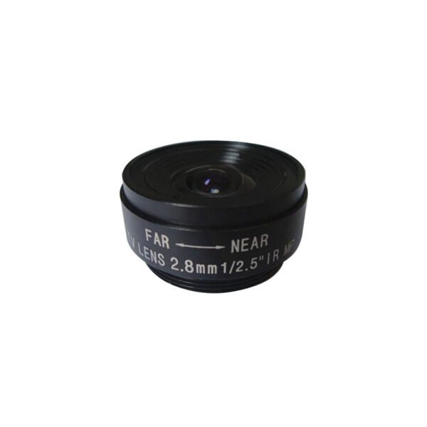 2.8mm CS Mount Wide Angle Lens | F1.6 IR Corrected Lens