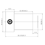 8MP 12mm M12 Low Distortion Lens | 1/1.8″ Industrial Lens