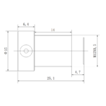 10MP 12mm M12 Low Distortion Lens | 1/1.8″ FA lens