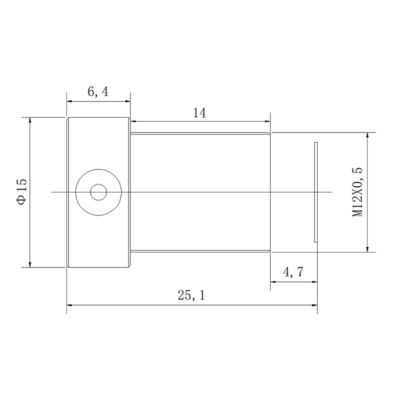 10MP 12mm M12 Low Distortion Lens | 1/1.8″ FA lens