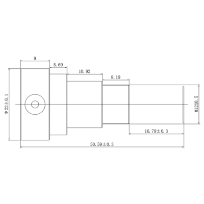2/3″ Low Distortion Lens | 12MP 50mm M12 Lens
