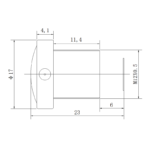 7MP 4mm M12 Automotive Lens | 1/1.7″ Wide Angle Lens