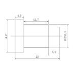 6MP 4.3mm M12 Drone Lens | 1/1.8" IR Corrected ITS Lens