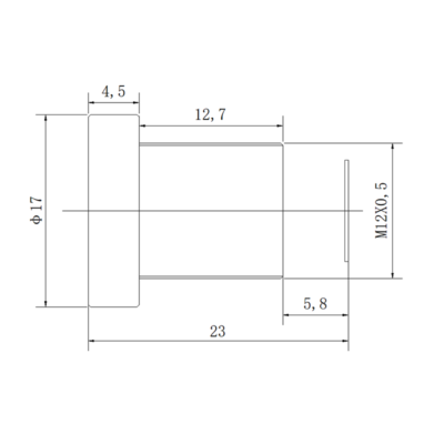 6MP 4.3mm M12 Drone Lens | 1/1.8" IR Corrected ITS Lens