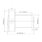 12.5MP 4.25mm M12 Low Distortion Lens | 1/2.3″ Machine Vision Drone Lens