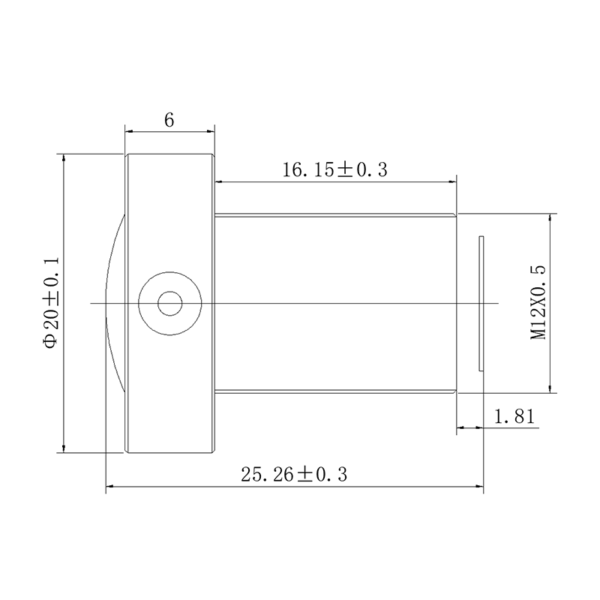 12.5MP 4.25mm M12 Low Distortion Lens | 1/2.3″ Machine Vision Drone Lens