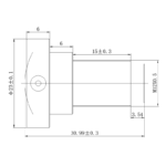 8MP 4mm M12 Wide Angle Lens | 1/1.73" Automotive & ITS Lens
