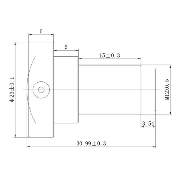 8MP 4mm M12 Wide Angle Lens | 1/1.73" Automotive & ITS Lens