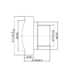 1.6mm M7 Fisheye Lens | 155° Ultra-Wide Drone Lens