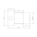 1/1.8″ Sensor Ultra Low Distortion Lens | 6MP 6mm M12 Lens