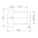 8MP 2.6mm M12 Fisheye Lens | 185° Automotive Lens