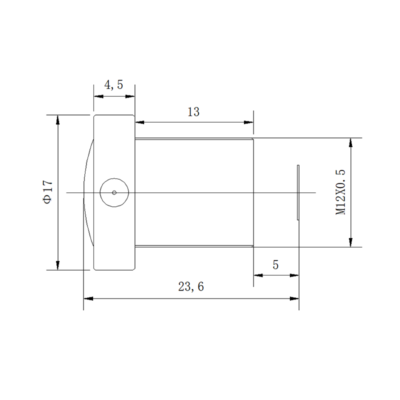 2.3mm M12 Fisheye Lens | 1/3" 172° Drone CCTV Lens