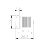 5MP 2.1mm M12 Fisheye Lens | 1/3" Automotive Lens
