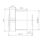 5MP 2.2mm M12 Fisheye Lens | 1/2.8" & 1/3" Drone Lens