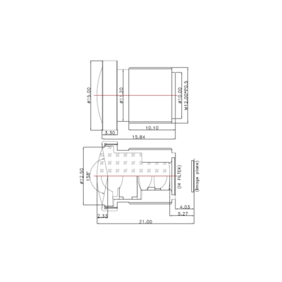 3.1mm M12 Wide Angle Lens | 1/2.5" Drone & Automotive Lens