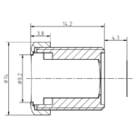 3.2mm M12 Wide Angle Lens | 1/2.5" Fixed Focal CCTV Lens