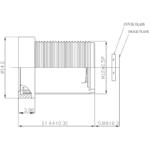 4mm M12 Wide Angle Lens | 1/2.5" 6G Glass Fixed Focal FA Lens