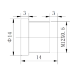 3.1mm M12 Wide Angle Lens | 1/2.7" 145° CCTV Board Lens