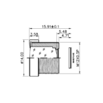 3.7mm M12 Wide Angle Lens | 1/2.7" 120° Automotive Lens