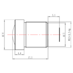 2.8mm M12 Wide Angle Lens | 1/2.7″ Automotive CCTV Lens