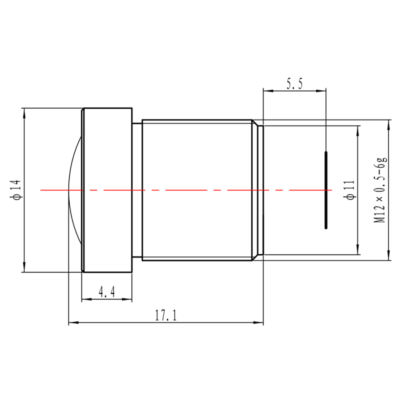 2.8mm M12 Wide Angle Lens | 1/2.7″ Automotive CCTV Lens